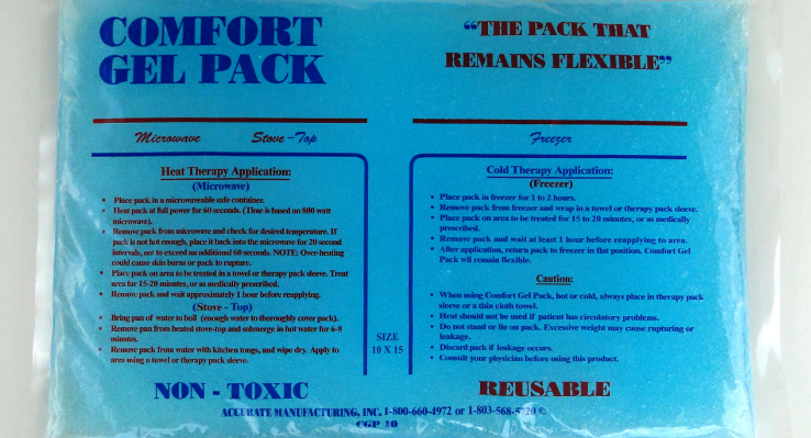 Comfort Gel Pack, Blue Ice/Heat Pack